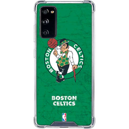 NBA Boston Celtics Green Primary Logo Galaxy S20 FE Clear Case